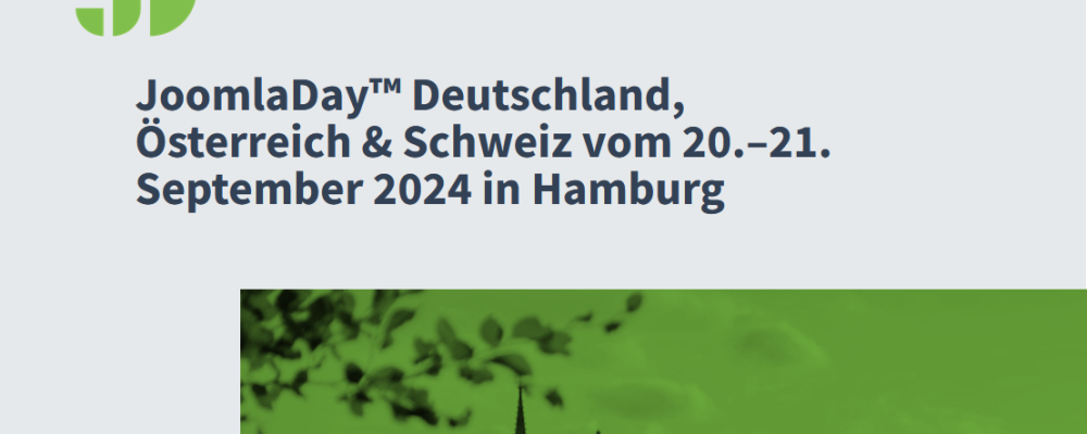 JoomlaDay D-A-CH 2024 in Hamburg (D)